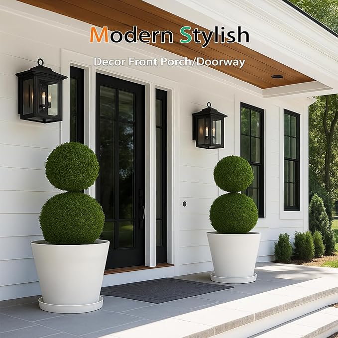 Wide Planters for Outdoor Plants, Extra Large Indoor Flower Pots for Garden - Image 3