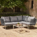 East Oak 5-Piece Montauk Modular Patio Furniture Set, Outdoor Sectional Sofa by EASTOAK