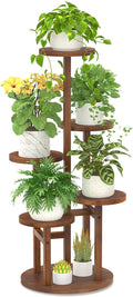 iDavosic.ly 5 Tier Plant Stand Indoor, Tiered Corner Wood Multiple Flower by iDavosicly