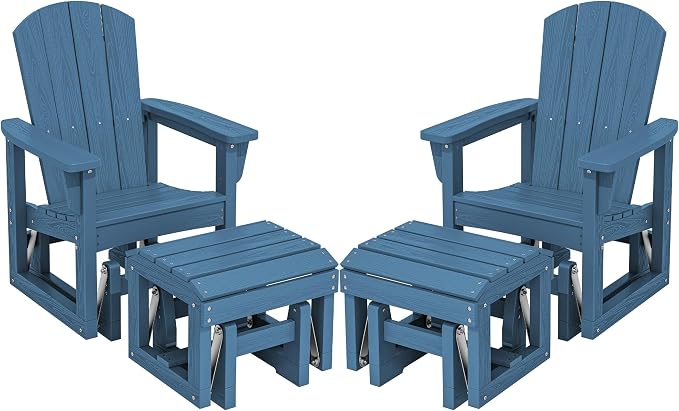 SERWALL Outdoor Glider Chair Set of 2 by SERWALL