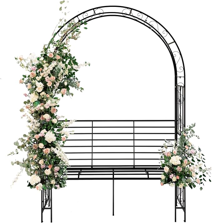 VINGLI Garden Arbor Arch, Wedding Arch Archway by VINGLI