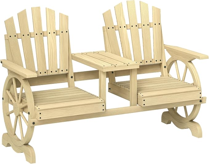Outsunny Wooden Garden Bench by Outsunny