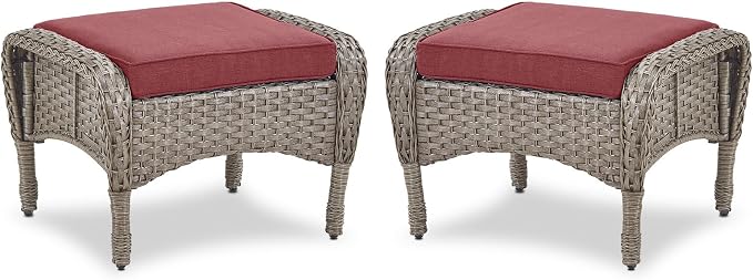 Belord Outdoor Ottomans for Patio Foot Rest by Belord