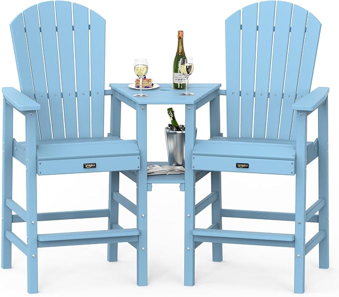 VINGLI Tall Adirondack Chairs Set of 2 by VINGLI