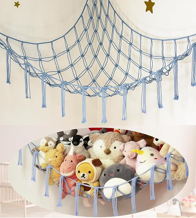 Stuffed Animal Storage Hammock Large Toy Hammock Net by MirolamUS