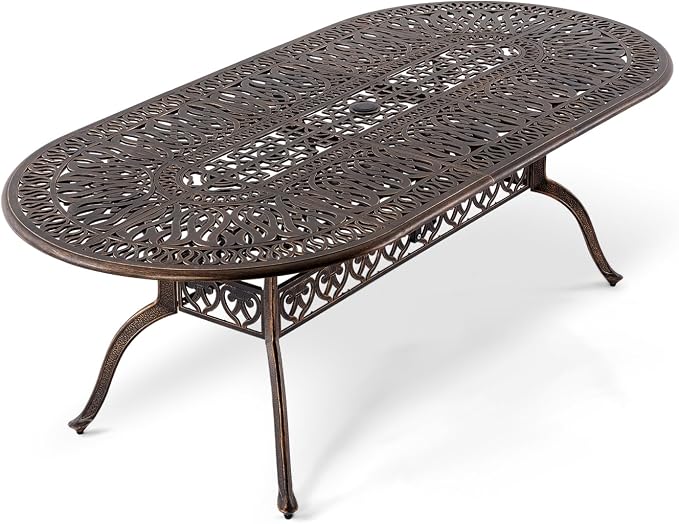 Outdoor Patio Dining Table by Attliahome