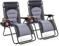 Sophia & William XXL Zero Gravity Chair Set of 2, Oversized Gravity Recliner by SophiaWilliam