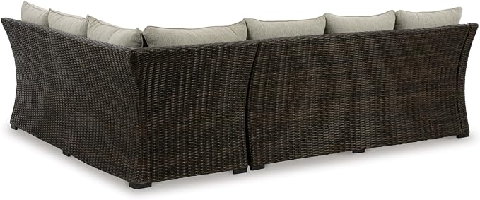 Signature Design by Ashley Brook Ranch Casual Nuvella Weather Resistant Fabric - Image 9