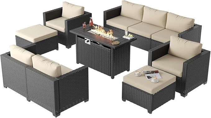 Aoxun 7 Piece Patio Furniture Set - Image 9