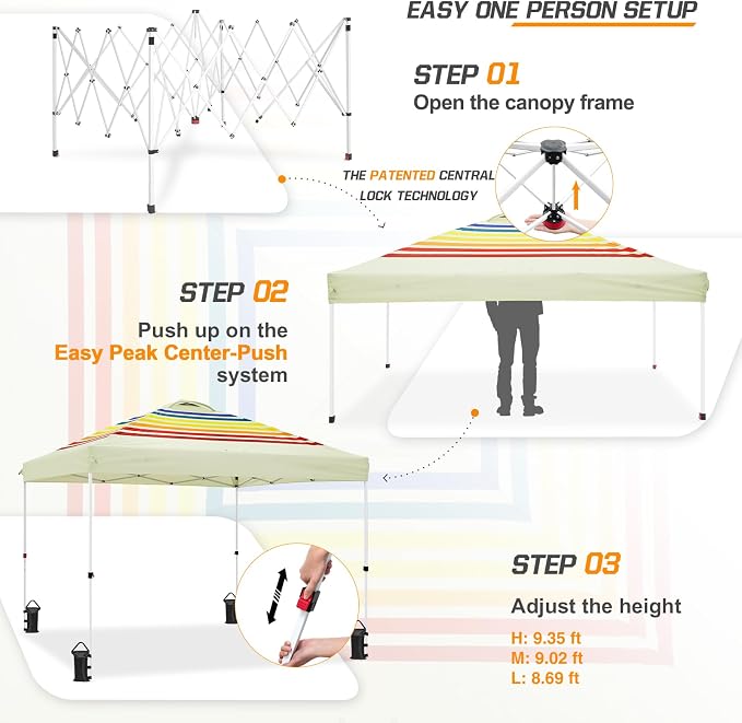 EAGLE PEAK Pop Up Canopy Tent - Image 2