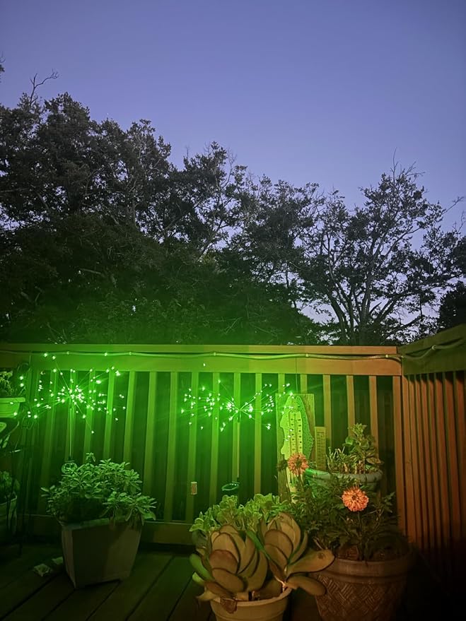 YOTOZU 2 PCS Solar Firework Light, Outdoor Solar Garden Decorative Lights 120 - Image 6