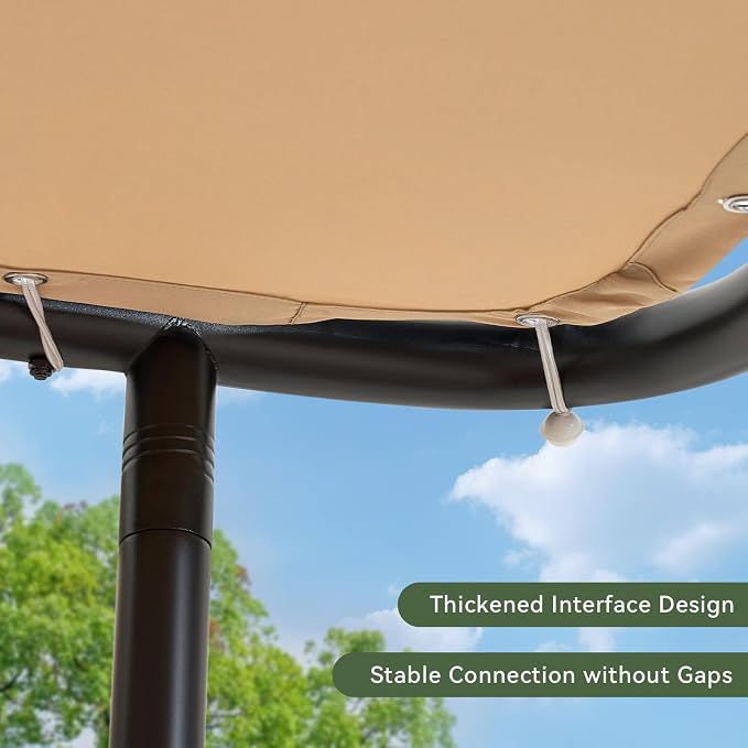 Aoxun 8x5 Lean to Gazebo Outdoor Pergola - Image 9
