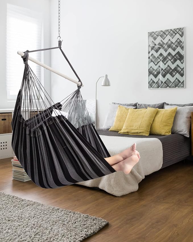 ADVOKAIR Hammock Chair Large 70.9"x47.2", 32% Bigger XXL Hanging Swing Chair - Image 2