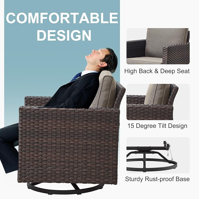 Belord Patio Conversation Set - Image 5