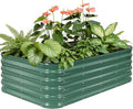 5×3×1.4FT Galvanized Raised Garden Bed Outdoor, Metal Raised Garden Bed Kit by TwentyNext
