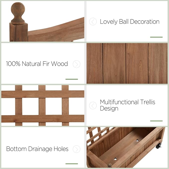 Yaheetech 2pcs 50" H Raised Garden Bed - Image 7