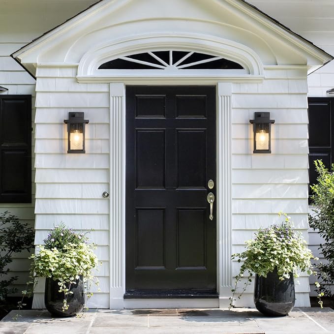Outdoor Wall Sconce, Outside Porch Light Fixtures, Wall Mount Anti-Rust - Image 7