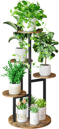 Plant Stand Indoor 5 Tier 8 Potted Multiple Flower Pot Holder by INGIORDAR