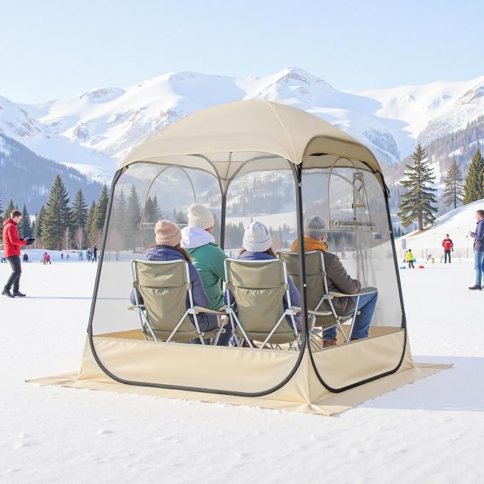 VEVOR Pop up Sports Tent, 8 Sizes Optional Clear Bubble Tent - Image 8