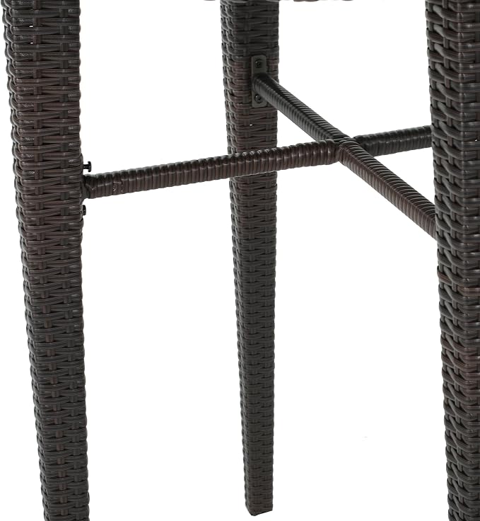 All-Weather Rattan Bar Table for Patio, or Garden - Image 9