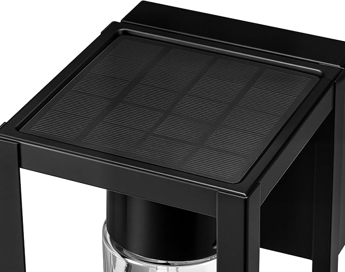 GLOBE Electric 60000167 1W LED Integrated Solar Powered Outdoor Wall Sconce - Image 5