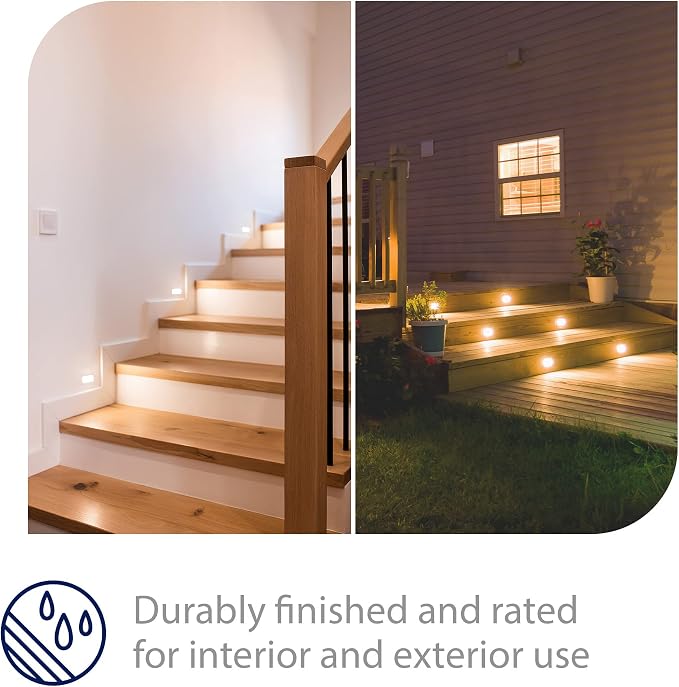 WAC Landscape Lighting, LEDme 120V LED Horizontal Indoor and Outdoor Step and - Image 5