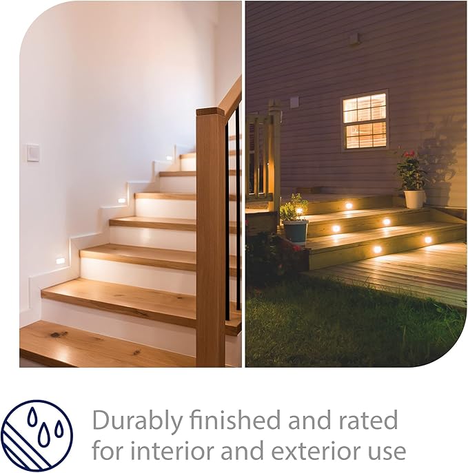 WAC Landscape Lighting, LEDme 120V LED Horizontal Indoor and Outdoor Step and - Image 4