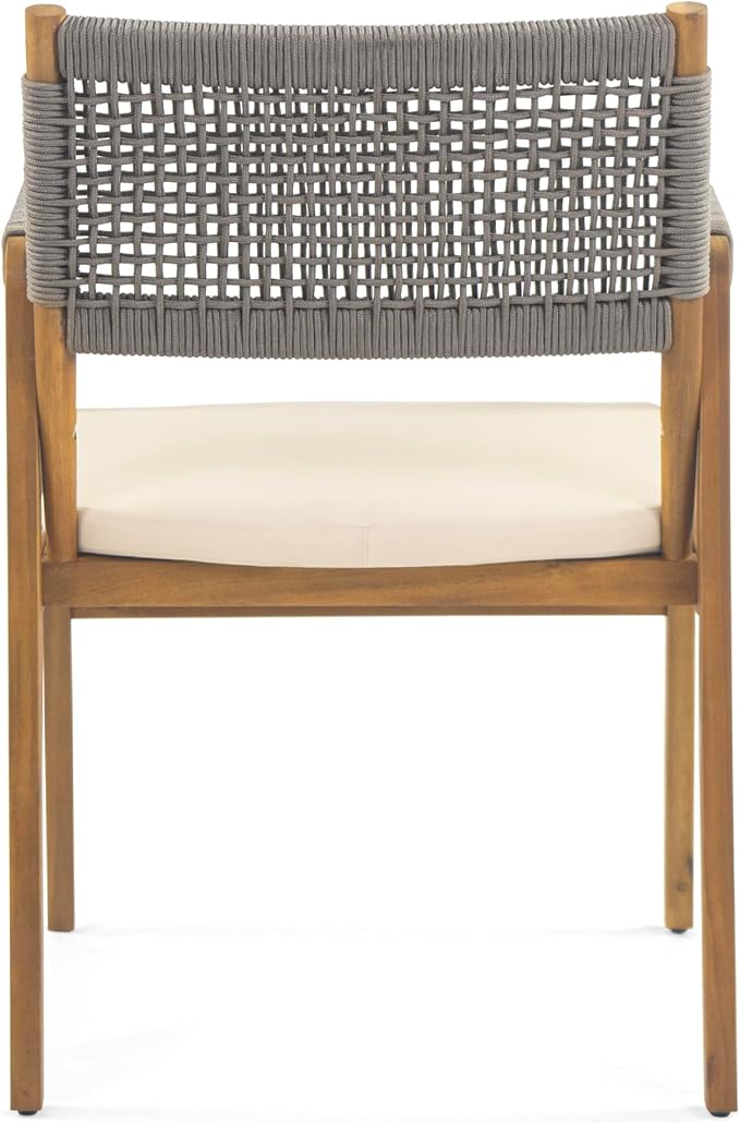 Christopher Knight Home Pasco Acacia Wood Outdoor Dining Table Set - Image 11