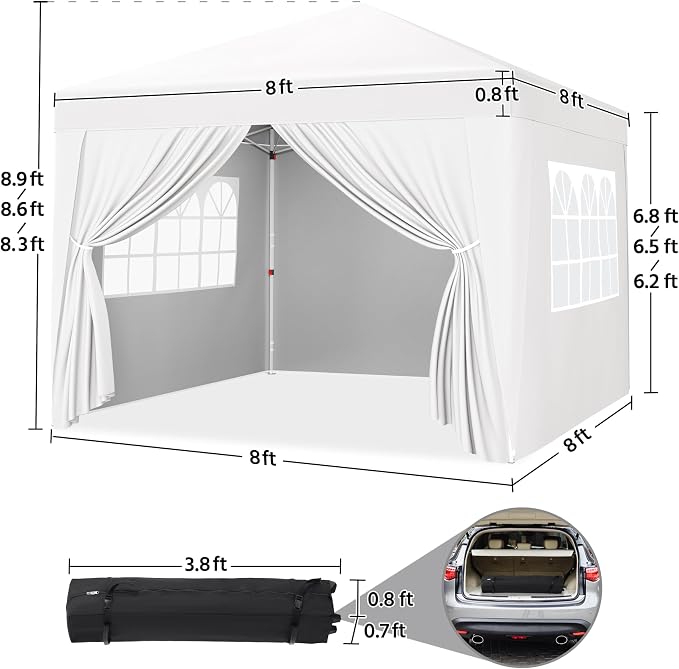 Yaheetech 8x8 Pop Up Canopy - Image 3