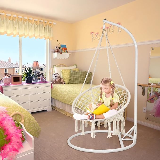 Macrame Hammock Chair Swing - Image 3