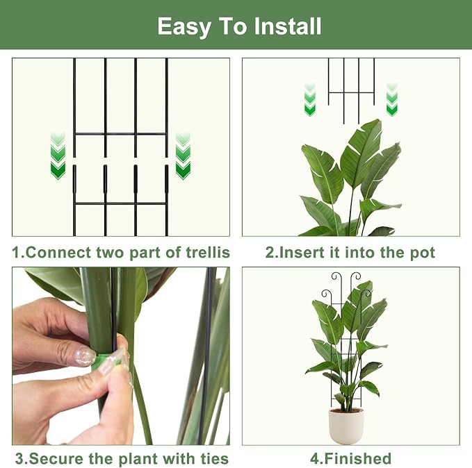 Coomin 32.6in Monstera Plant Support Stakes - Image 6