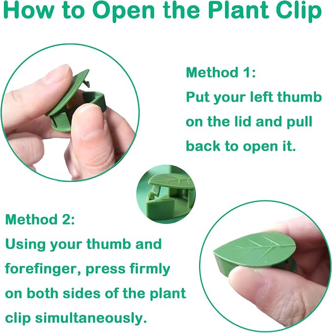 Plant Climbing Wall Fixture Clips, Traction Support Holder, Invisible Leaf Clips - Image 6