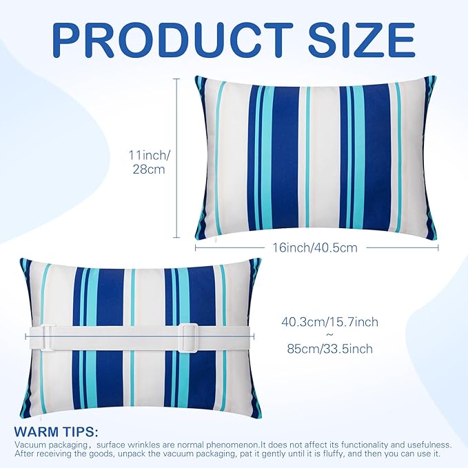 4 Pcs Chaise Lounge Pillow - Image 2
