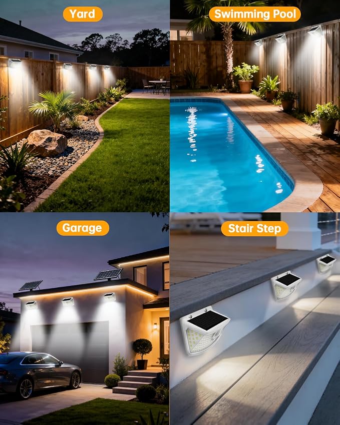 Aootek New Solar Motion Sensor Lights 120 LEDs - Image 7