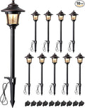 EDISHINE Low Voltage Pathway Lights Wired, 12V 3W 120LM 3000K Seed Glass by EDISHINE
