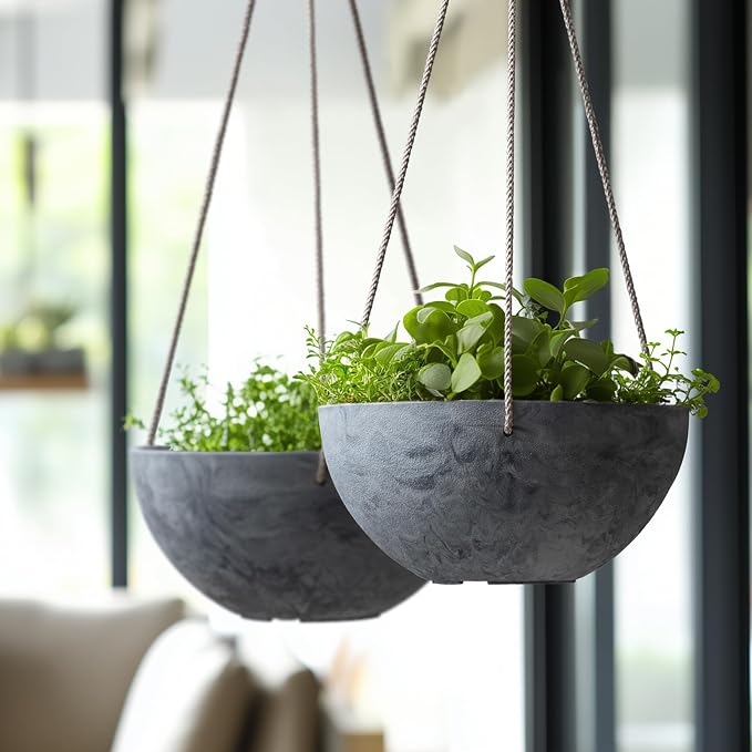 LA JOLIE MUSE Hanging Planter Flower Plant Pots - Image 7