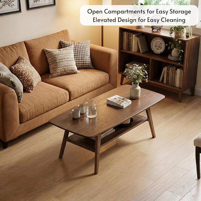 Solid Wood Coffee Table - Image 6