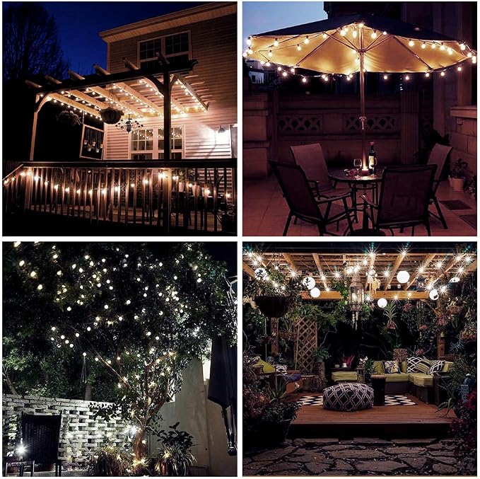 Metaku Outdoor String Lights Battery Operated 26ft 60LED Fairy Lights - Image 5