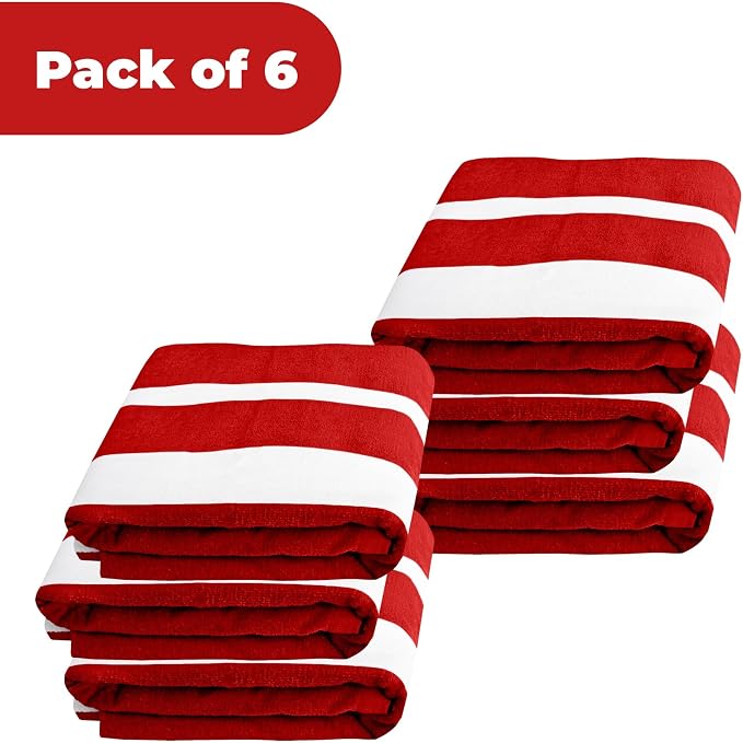 Superior Cabana Cotton Lounge Chair Cover, Outdoor Towel/Chaise Furniture Covers - Image 6