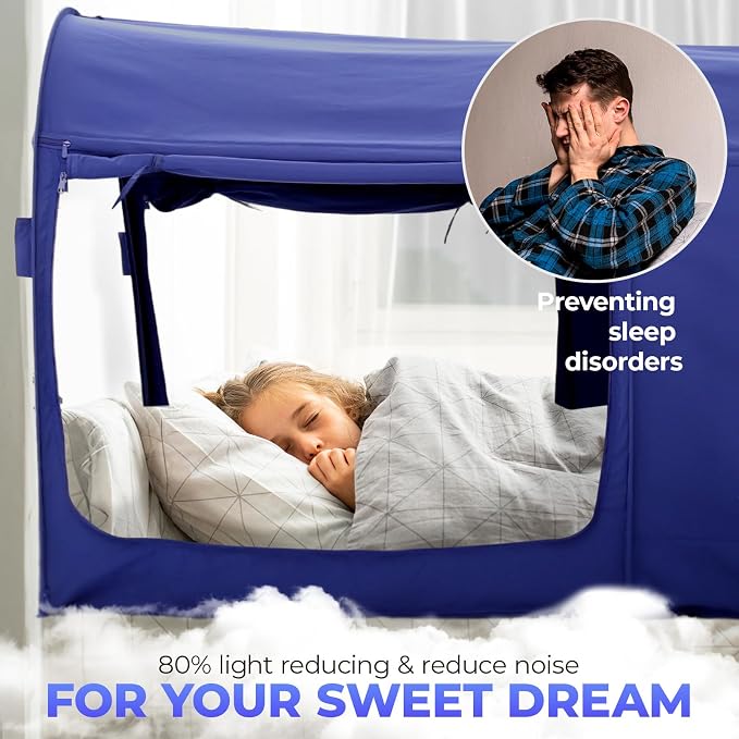 Alvantor® Bed Canopy Bed Tents Dream Tents Privacy Space Twin Size Sleeping - Image 2