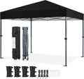 Yaheetech 10x10 1-Person Setup Pop Up Canopy Tent, Instant Portable Commercial by Yaheetech