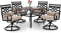 Sophia and William Swivel Patio Dining Set by SophiaWilliam