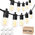 Svater Outdoor String Lights 200 FT, Patio Lights by Svater