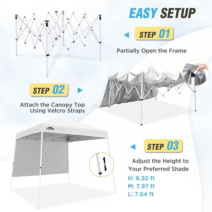 EAGLE PEAK 10x10 Pop Up Canopy Tent - Image 2