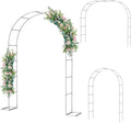 Metal Garden Arch Trellis Arbor, Wedding Arch Stand by Fogein