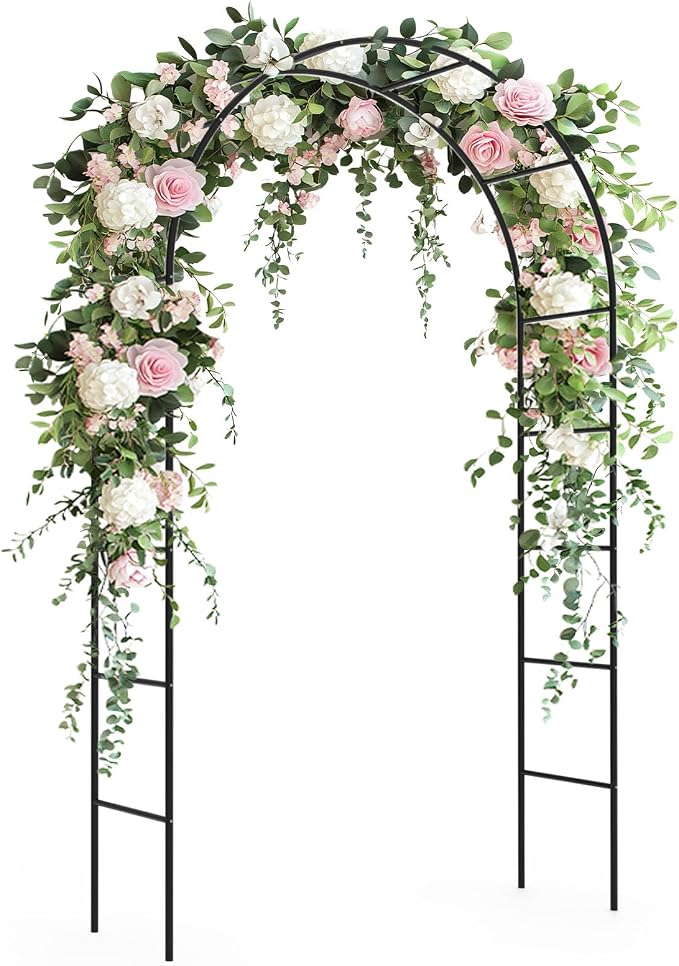 Garden Arch Trellis for Climbing Plants Outdoor by TrellumeGardenHome