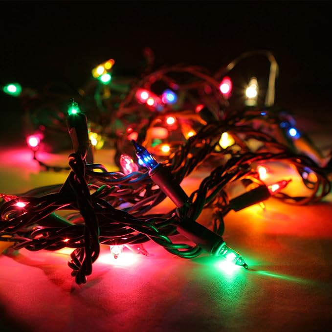 3 Sets Christmas Lights, 120V UL Certified Connectable Xmas Tree Light - Image 7
