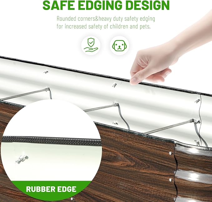SnugNiture 8x2x2ft Raised Garden Bed Kit - Image 5