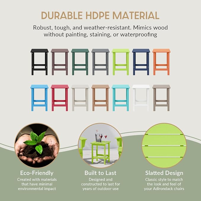 WestinTrends Malibu Square Outdoor Side Table - Image 6