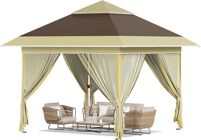 Devoko 12x12 Pop Up Gazebo Canopy Tent by DEVOKO